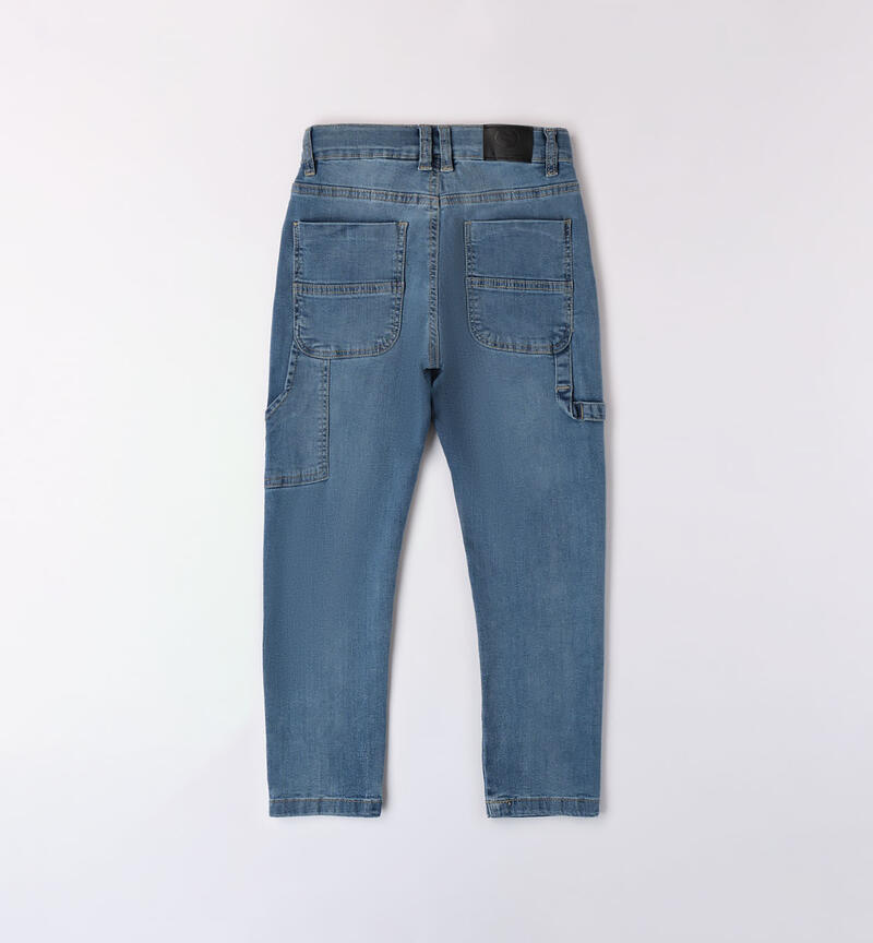 Jeans per ragazzo  STONE WASHED CHIARO-7400