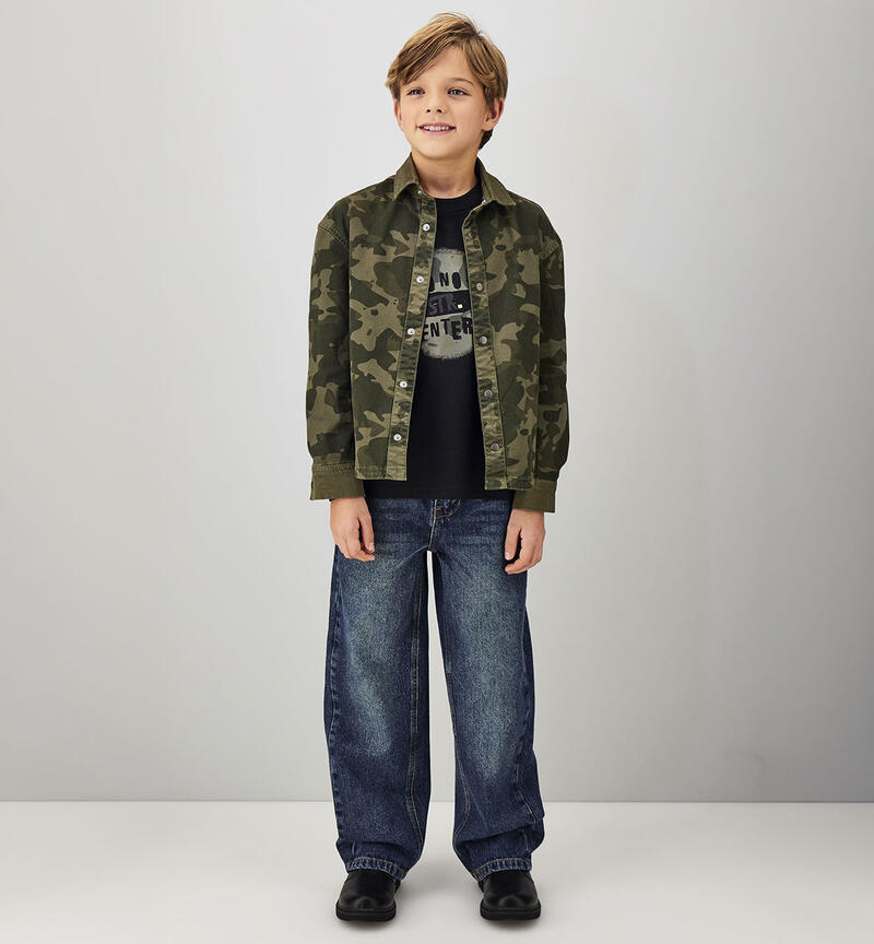 Jeans per ragazzo DENIM SOVRATINTO BEIGE -7188
