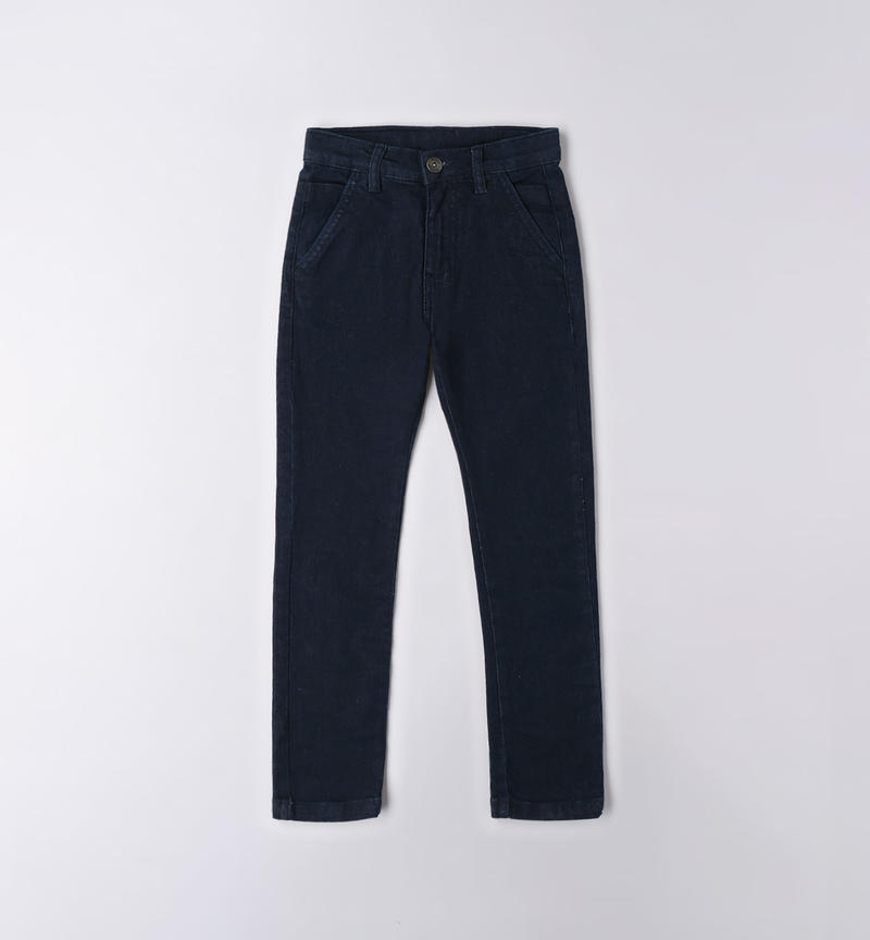 Sarabanda organic cotton jeans for boys from 8 to 16 years BLU-7750