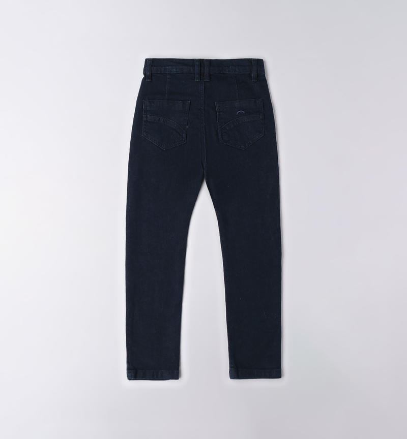 Sarabanda organic cotton jeans for boys from 8 to 16 years BLU-7750