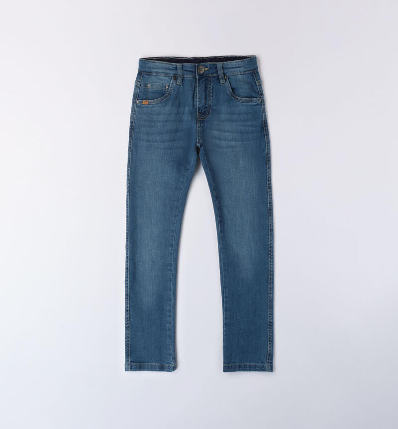 Boys' regular fit jeans STONE WASHED CHIARO-7400