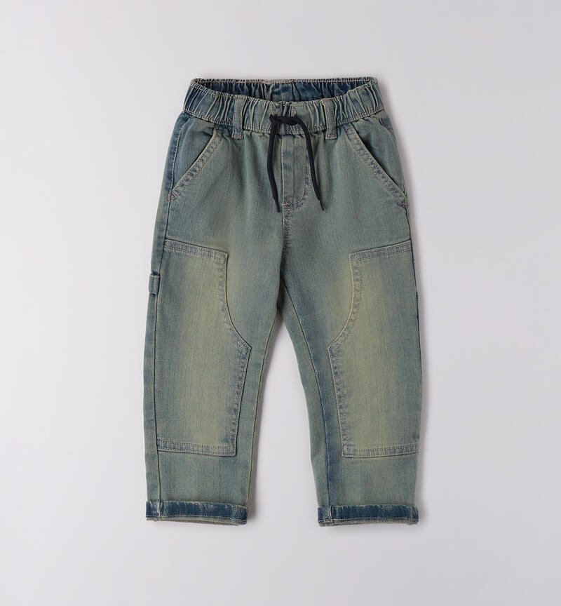 Jeans Sarabanda bambino BLEACH.OVERDYED BEIGE-7160