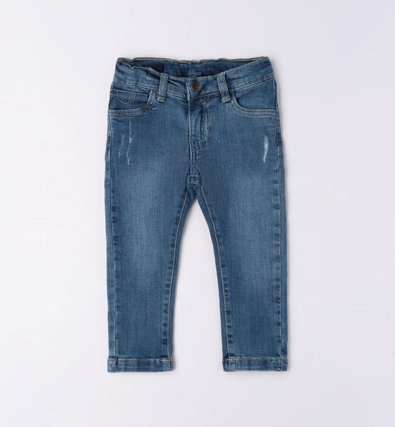 Sarabanda slim fit jeans for boys from 9 months to 8 years STONE WASHED-7450