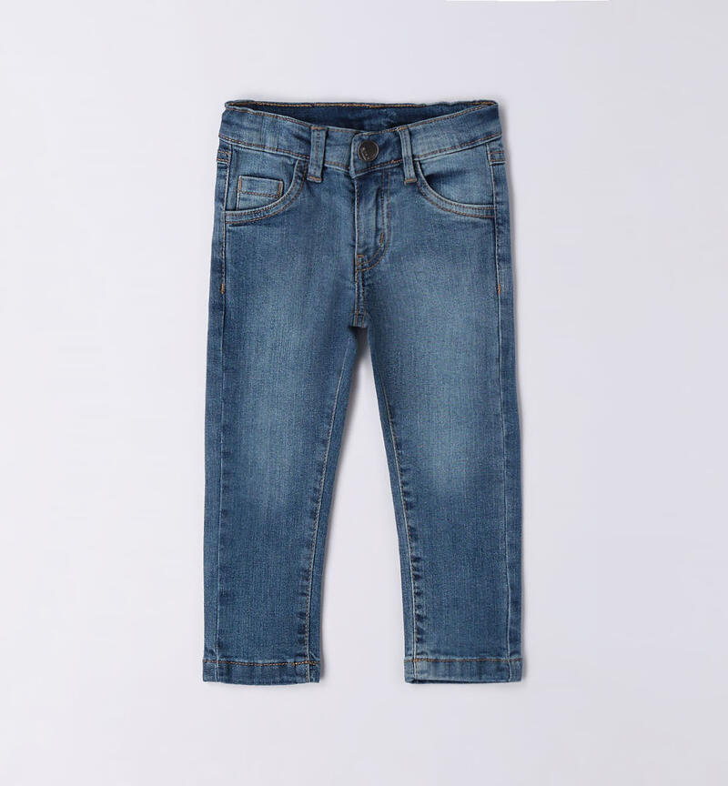 Jeans slim per bambino da 9 mesi a 8 anni Sarabanda STONE BLEACH-7350