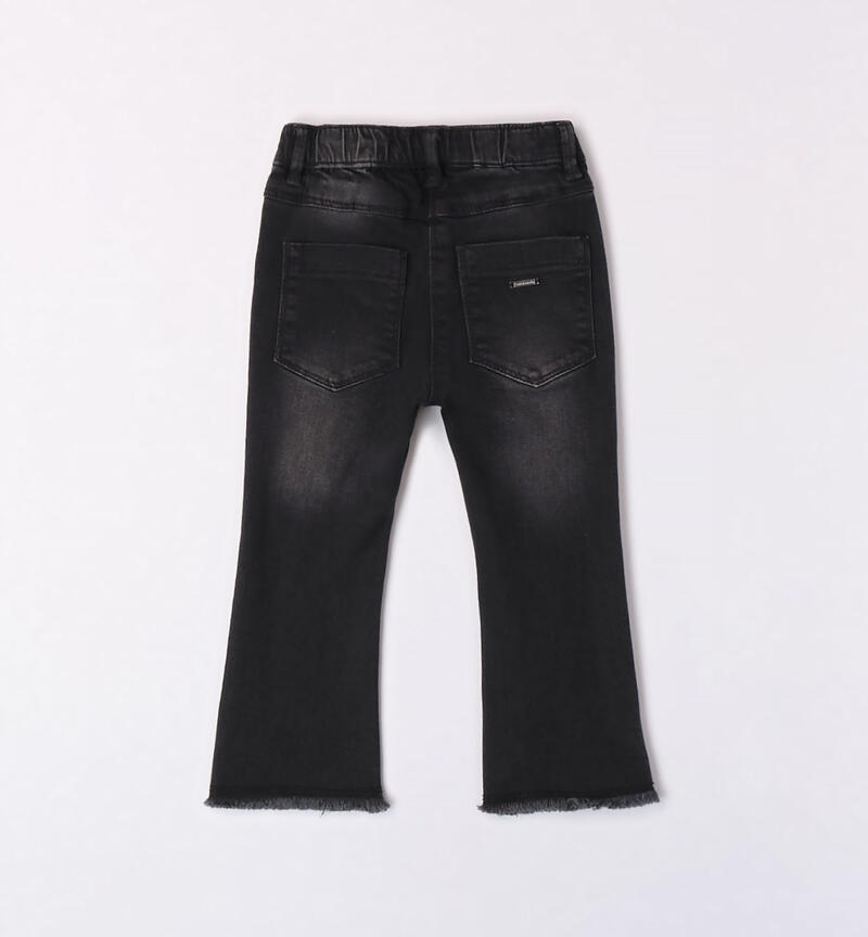 Sarabanda super stretch jeans for girls from 9 months to 8 years NERO-7990