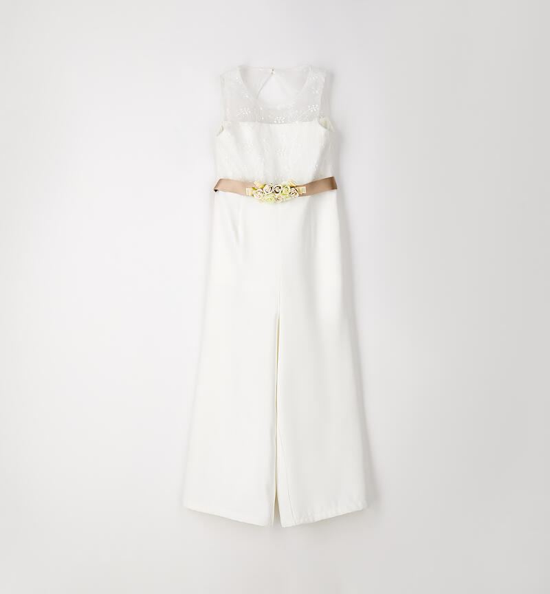 Jumpsuit elegante ragazza PANNA-0112