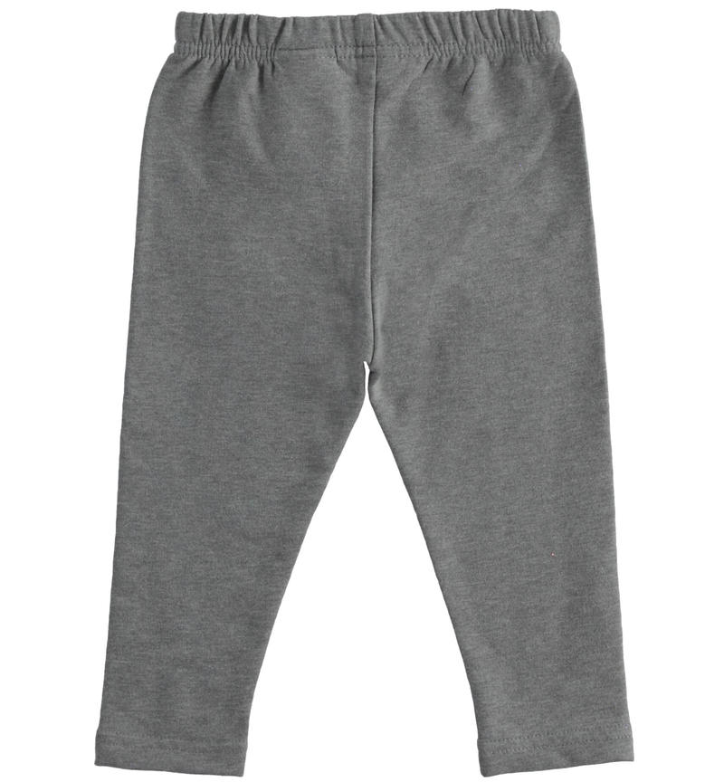 Leggings bambina in felpa da 9 mesi a 8 anni Sarabanda GRIGIO MELANGE-8993