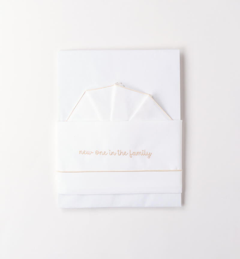 Baby crib sheets BIANCO-0113