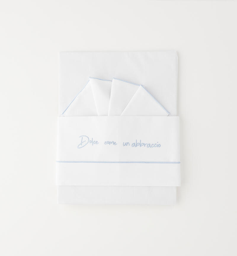 Newborn Crib Sheet AZZURRO-3631