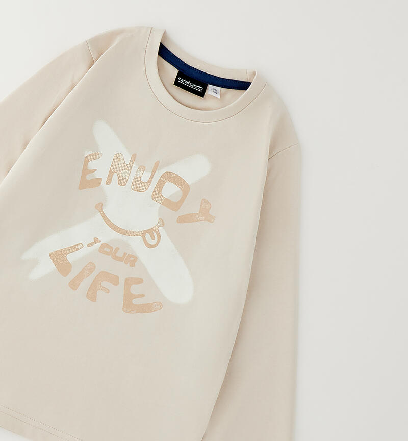 Maglia 100% cotone bambino ECRU'-0164