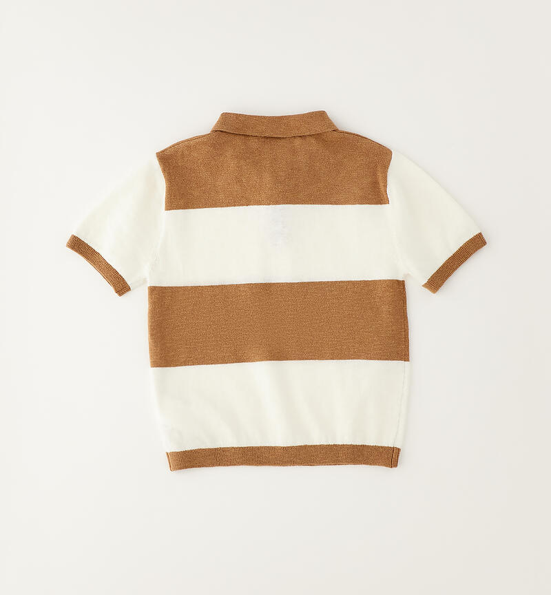 Striped sweater for children BEIGE-0729