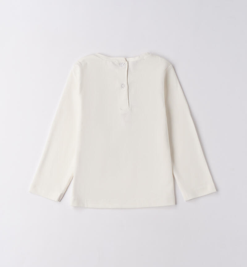 Maglia bambina con stampa PANNA-0112