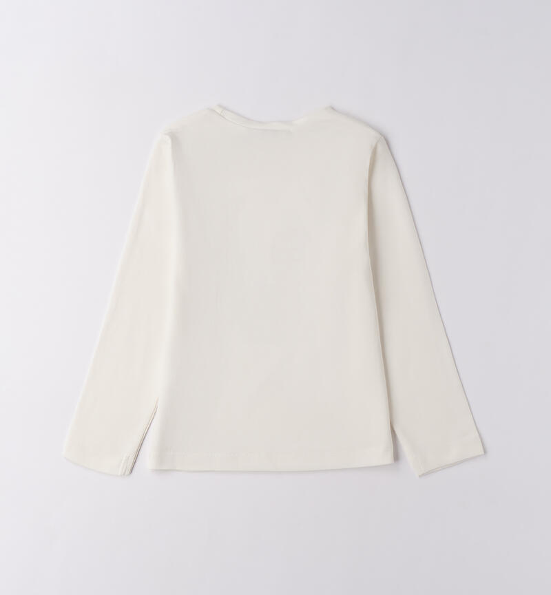 Maglia bambina con stampa PANNA-0112