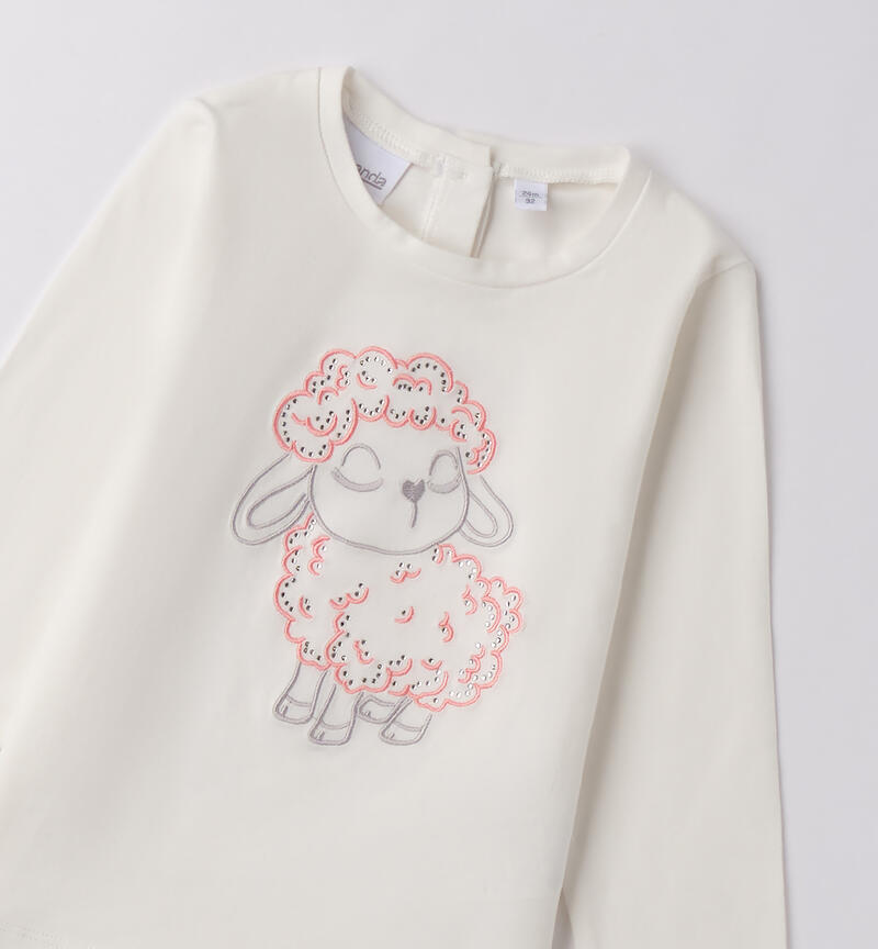 Maglia bambina Sarabanda PANNA-0112