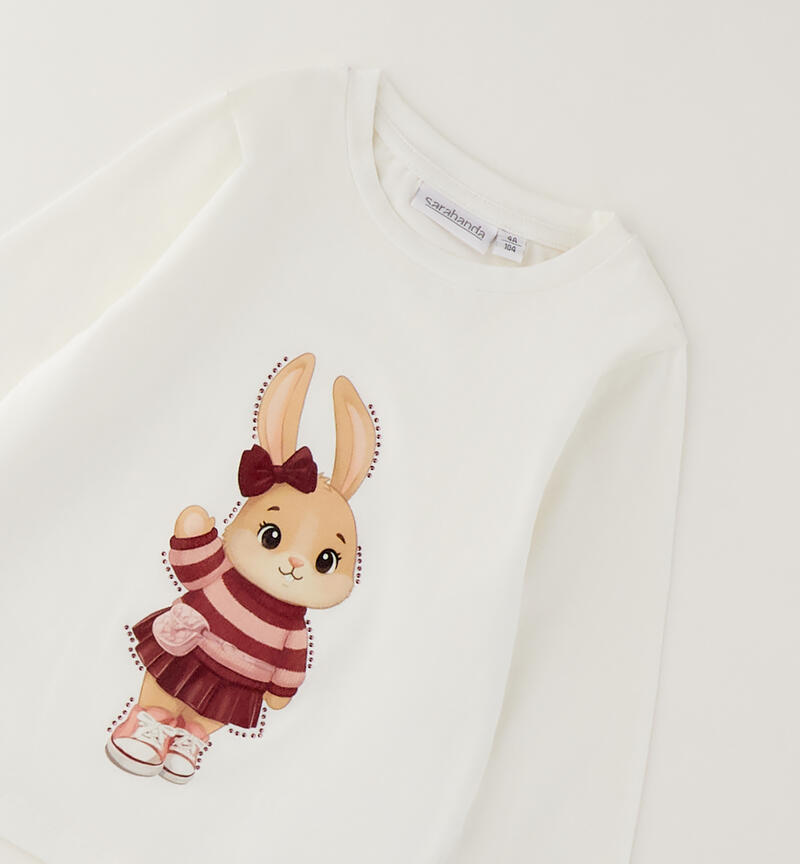 Maglia bambina Sarabanda PANNA-0112