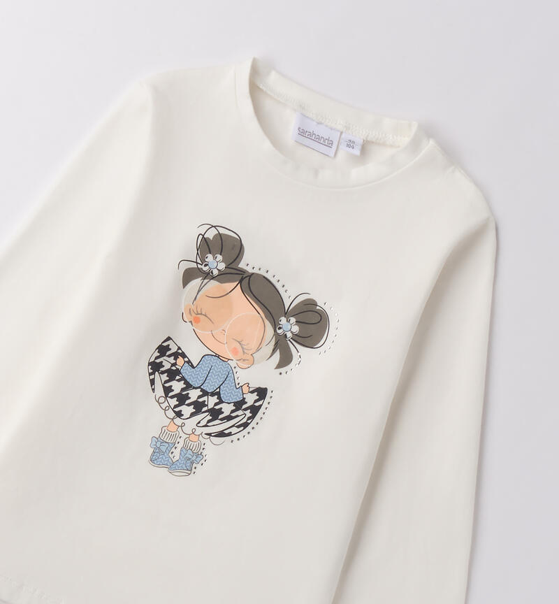 Maglia bambina Sarabanda PANNA-0112