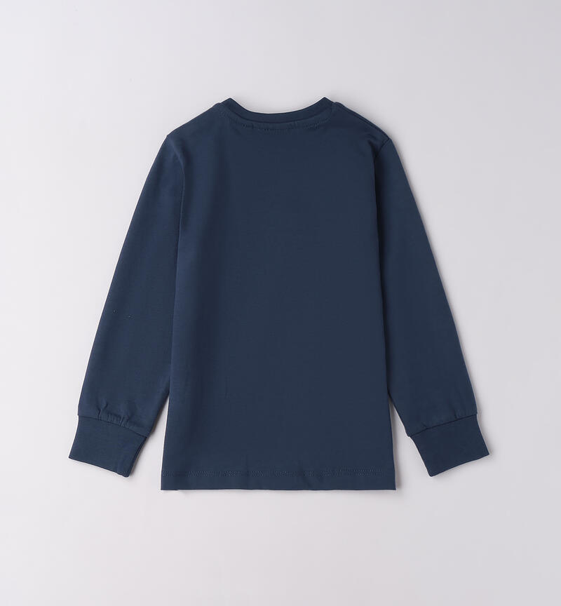 Maglia bambino 100% cotone BLU-3656