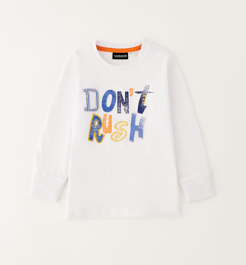 Children's crew neck sweater BIANCO-0113