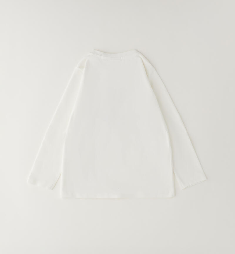 Maglia da bambina girocollo PANNA-0112