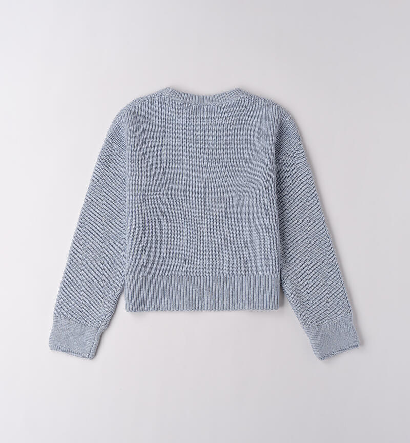Maglia da bambina Sarabanda AZZURRO MELANGE-8925