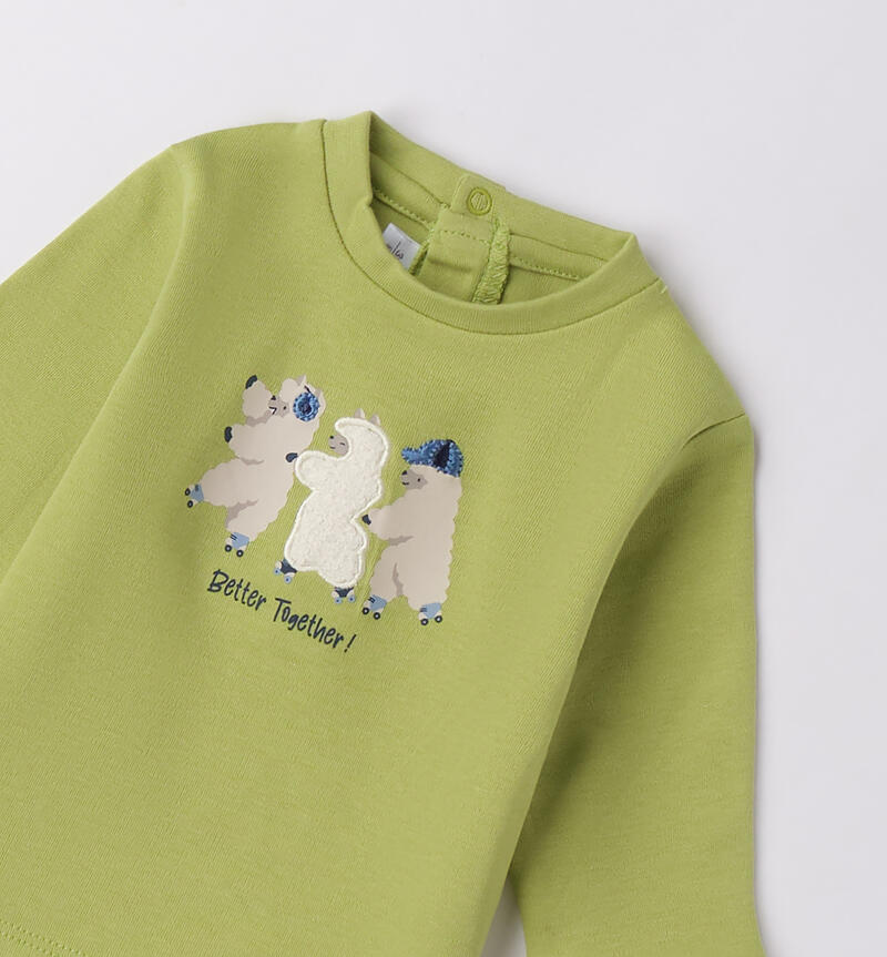 Maglia da neonato VERDE-5223