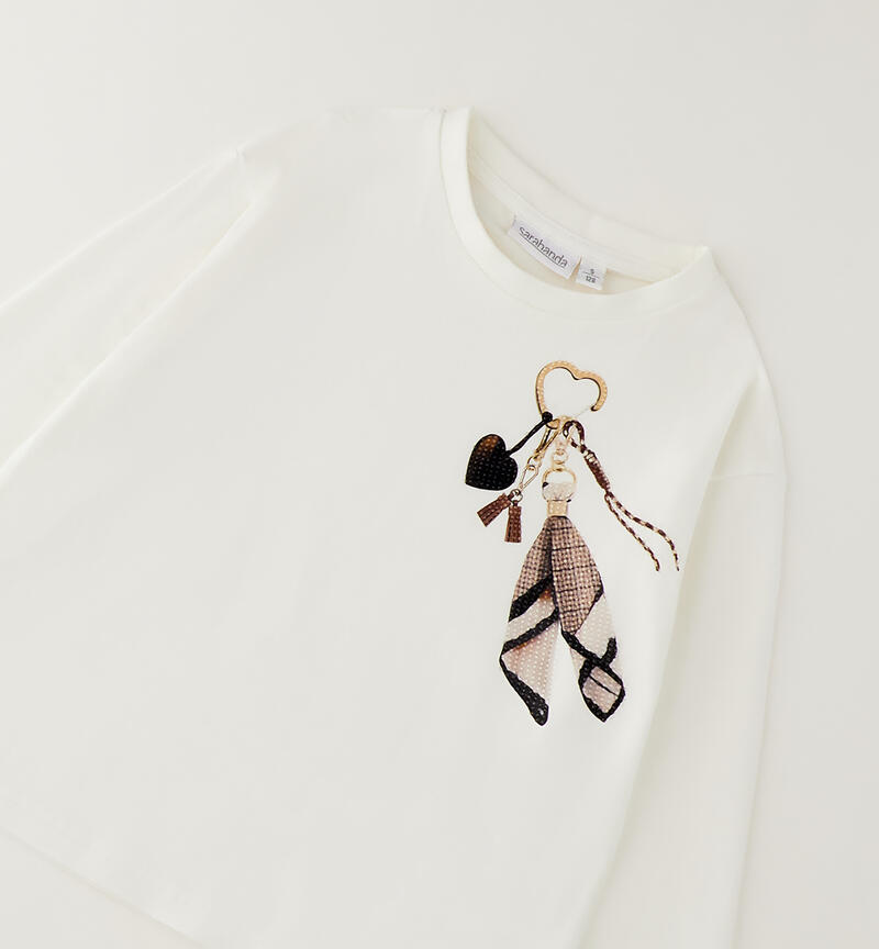 Maglia da ragazza PANNA-0112