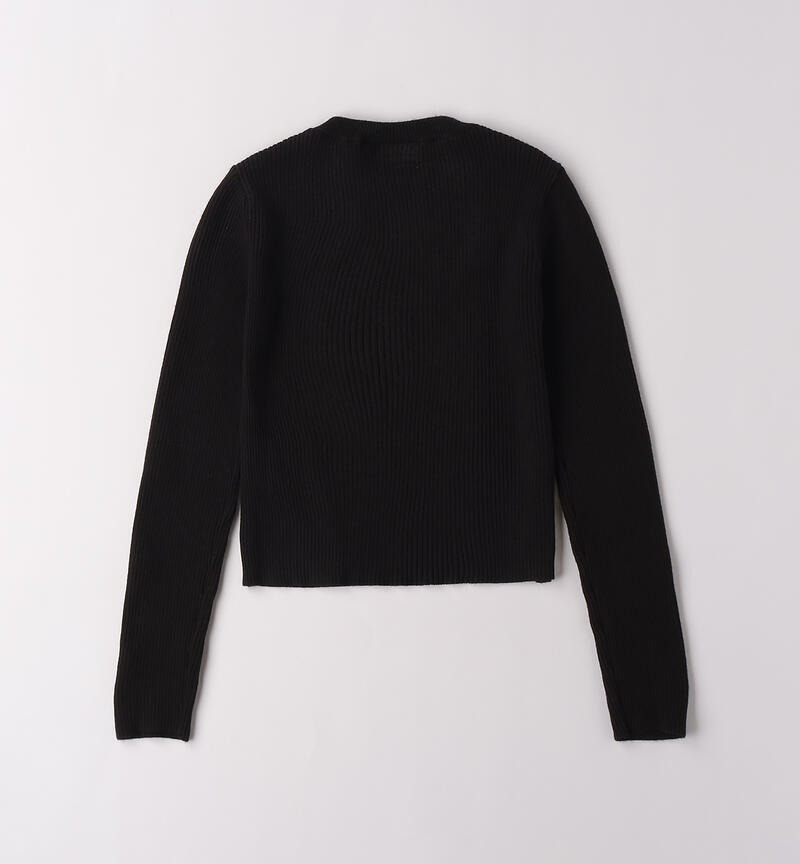 Maglia da ragazza Sarabanda NERO-0658