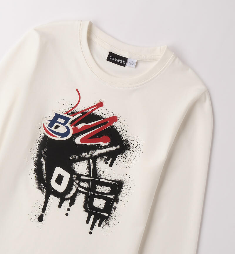 Maglia da ragazzo PANNA-0112