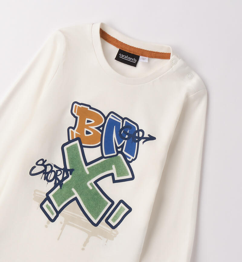 Maglia girocollo bambino PANNA-0112