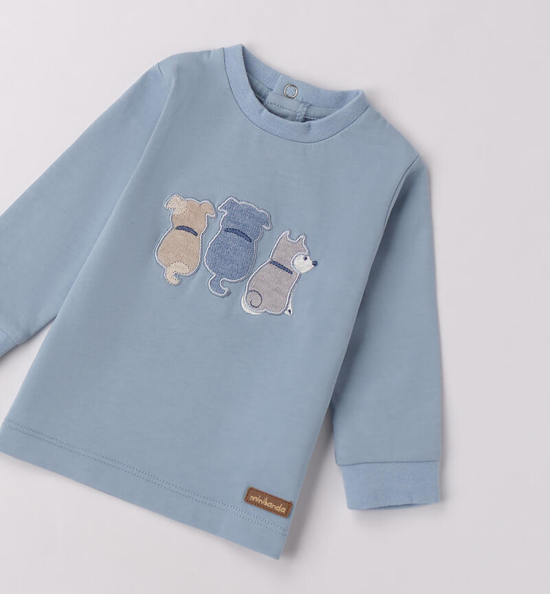 Maglia girocollo neonato L.BLUE-3964