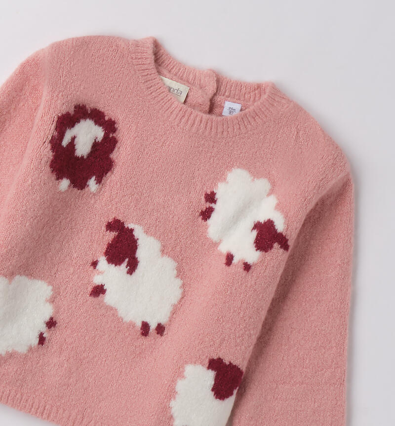 Maglia invernale bambina ROSA-2524