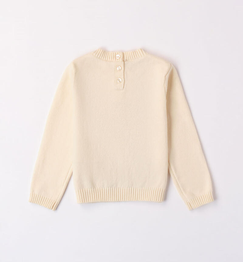 Maglia per bambina in tricot da 9 mesi a 8 anni Sarabanda BURRO-0215