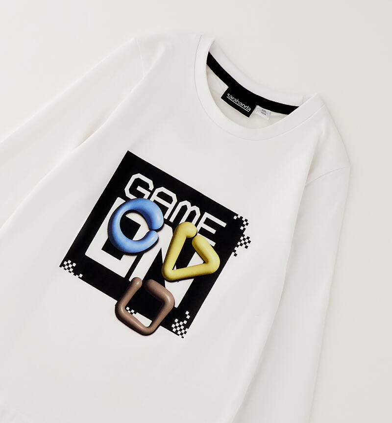 Sarabanda Kids' shirt BIANCO-0113