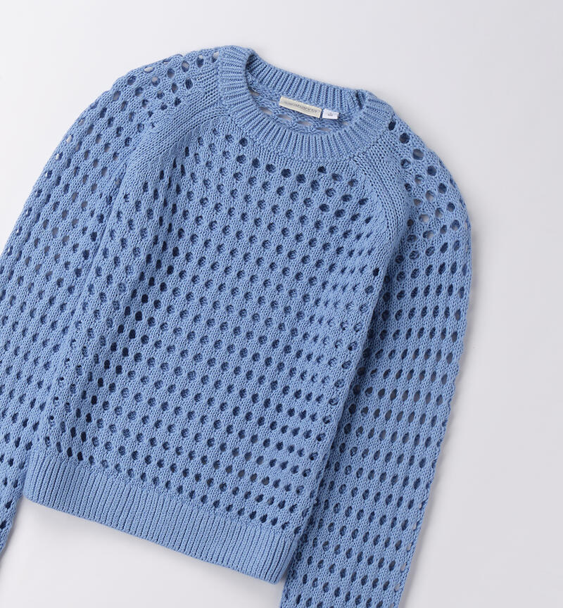 Maglia per ragazza AZZURRO-3635
