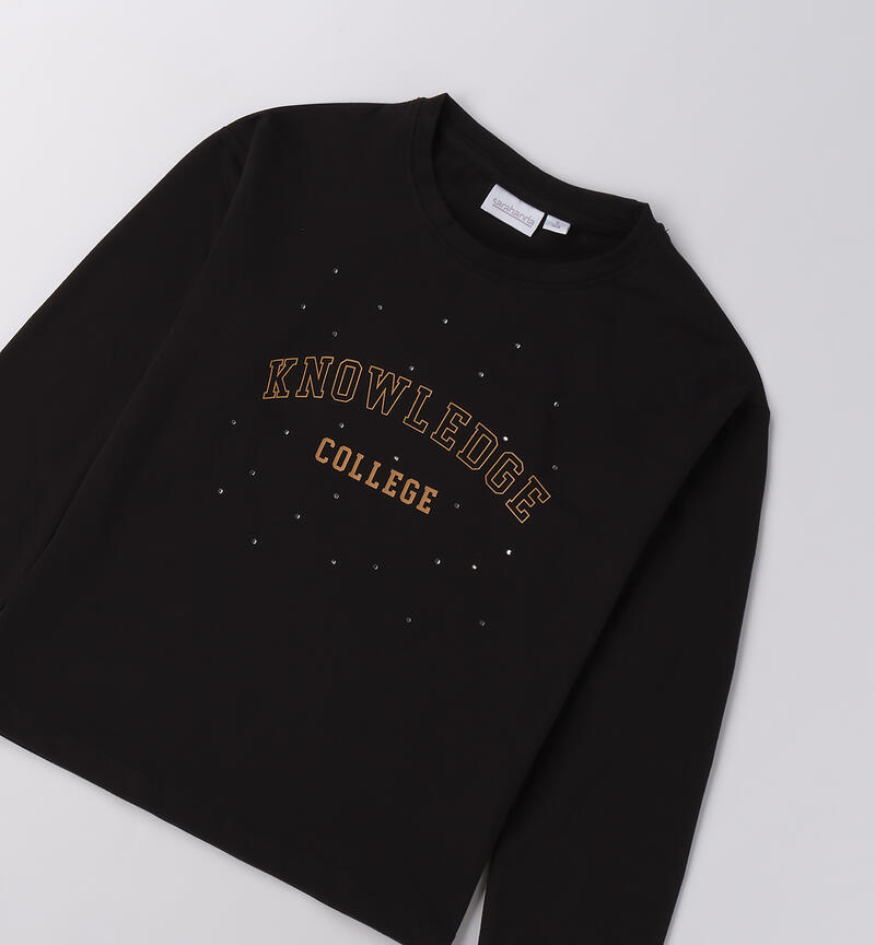 Maglia per ragazza NERO-0658