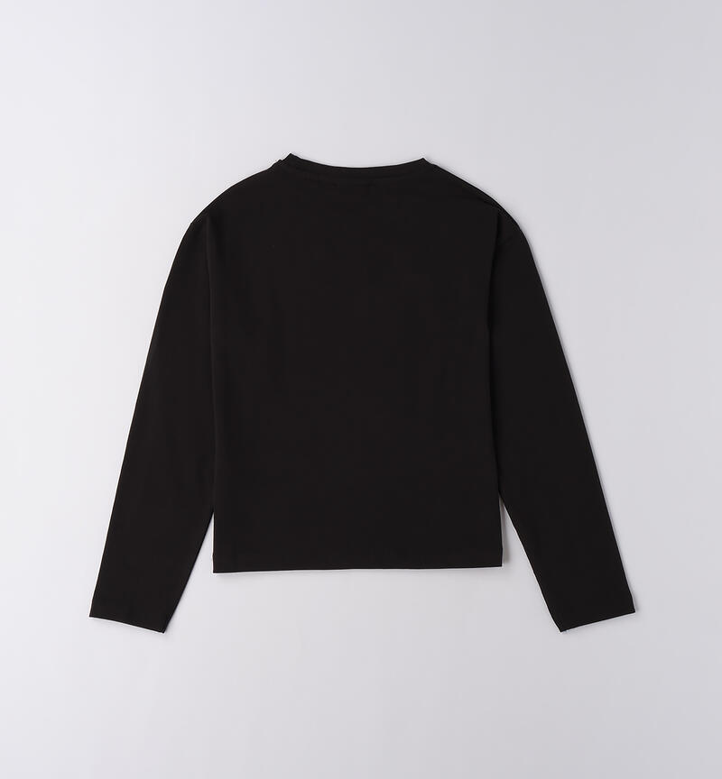 Maglia per ragazza NERO-0658