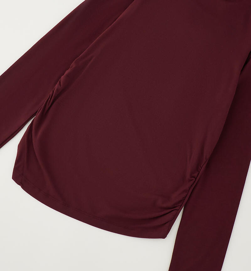 Long-Sleeve Crew Neck BURGUNDY-2557