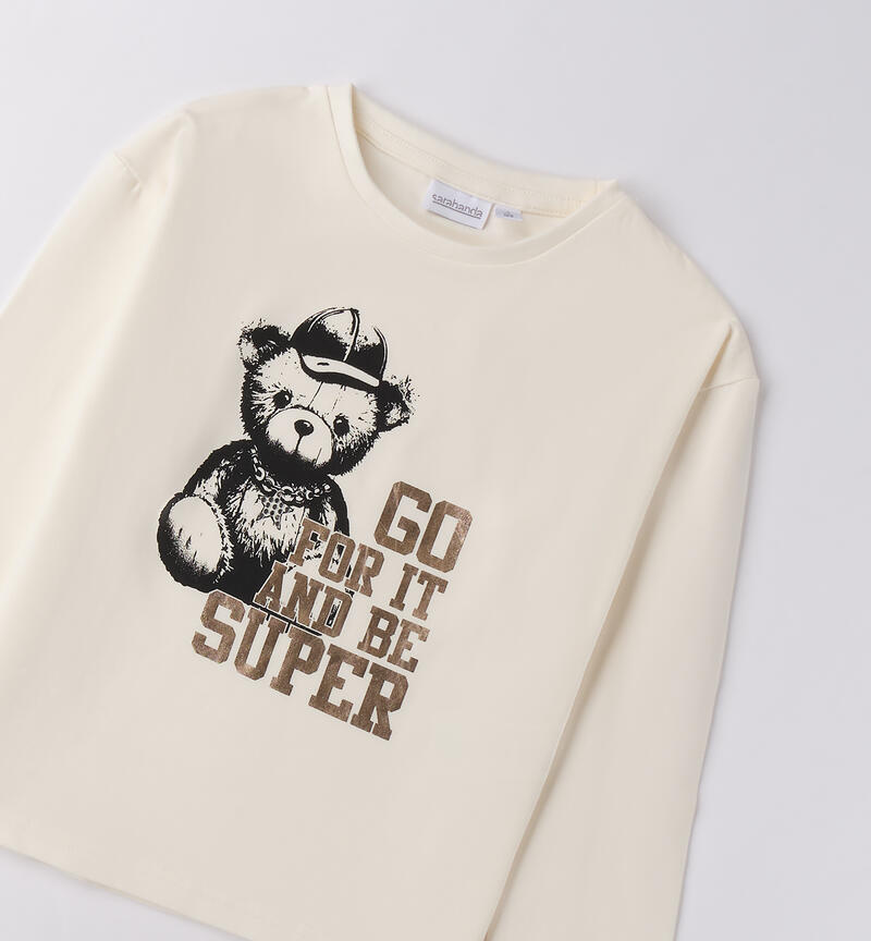 Maglia ragazza Sarabanda PANNA-0112