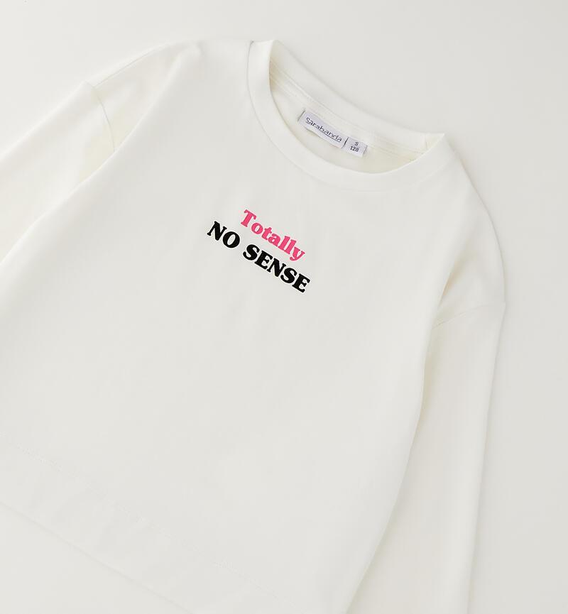 Maglia ragazza Sarabanda PANNA-0112