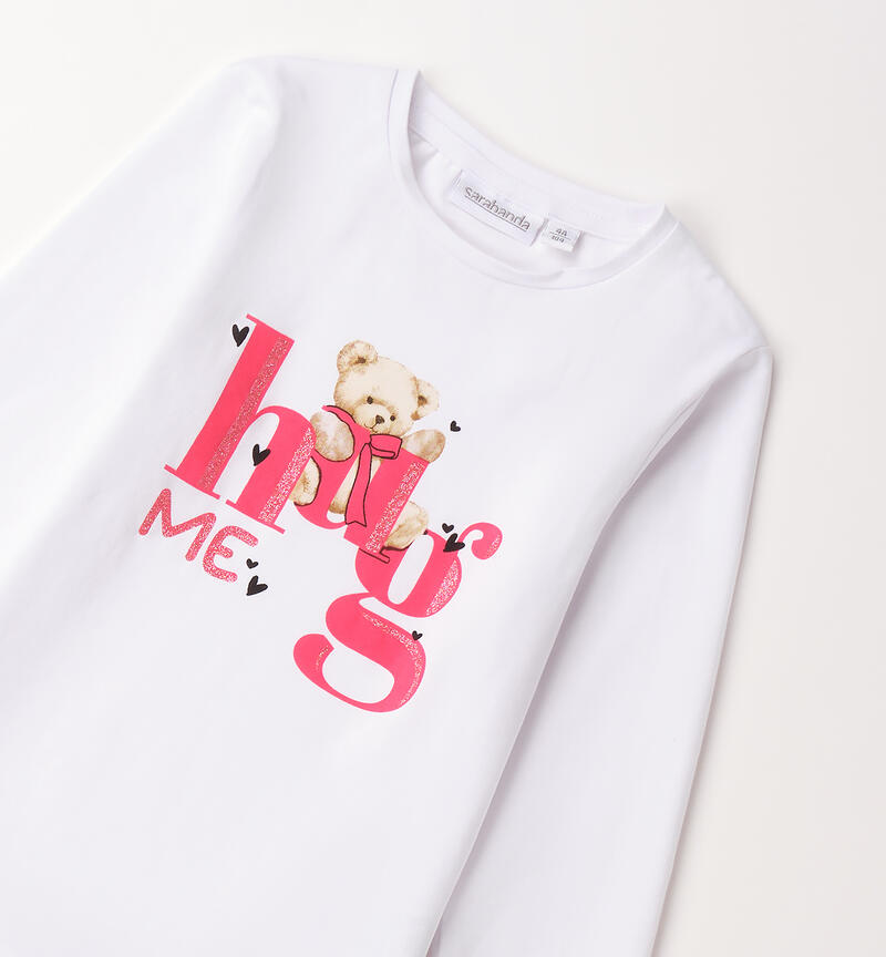 Sarabanda girls' sweater BIANCO-0113