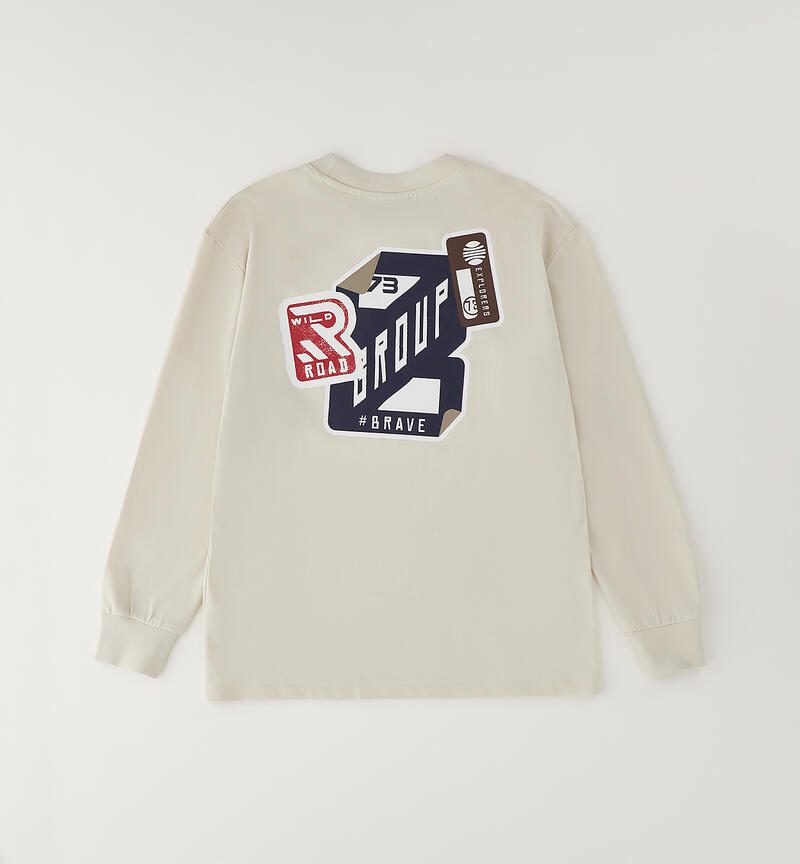 Maglia Sarabanda ragazzo ECRU'-0164