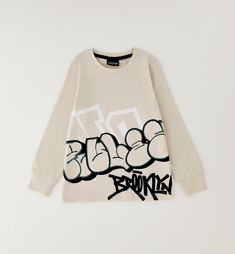Maglietta 100% cotone bambino ECRU'-0164