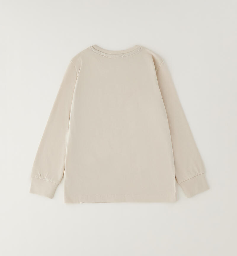 Maglietta 100% cotone bambino ECRU'-0164