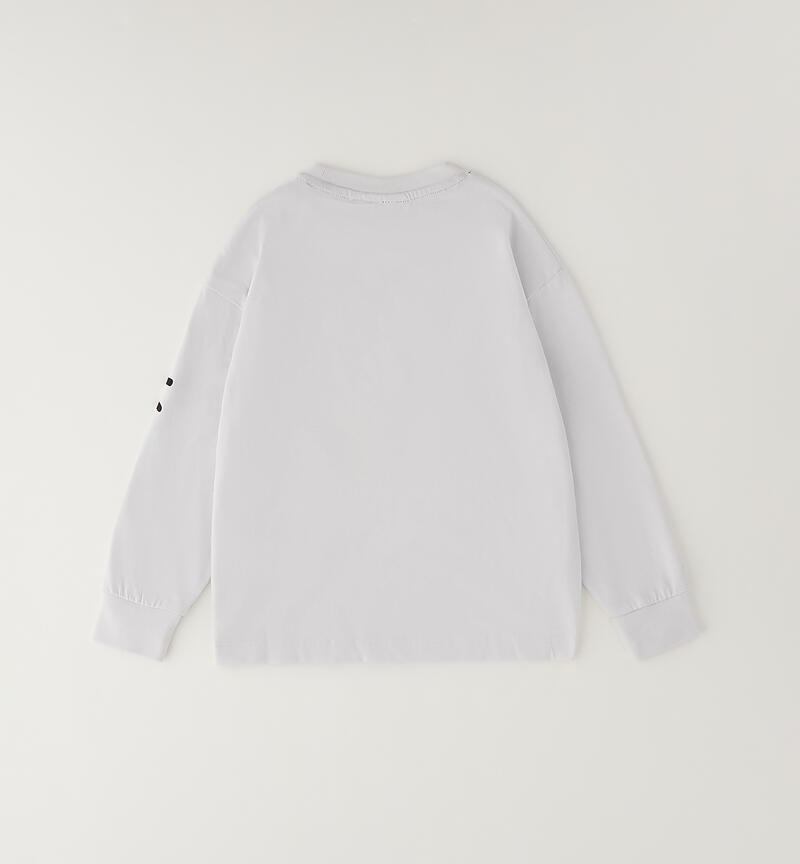 Maglietta 100% cotone bambino GRIGIO-0561