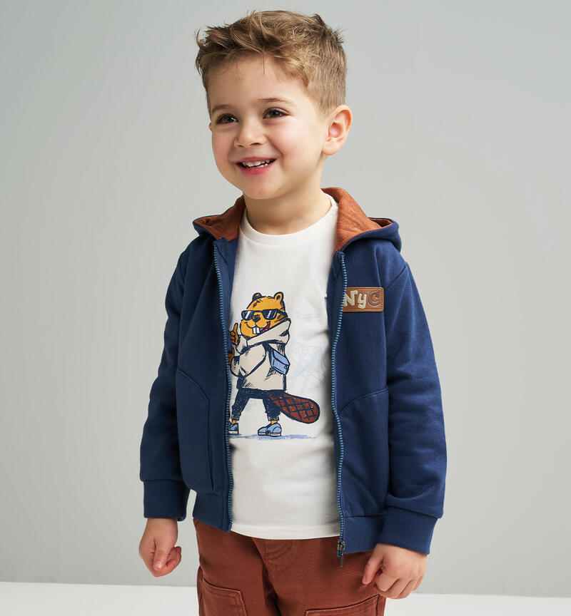 Maglietta 100% cotone bambino PANNA-0112
