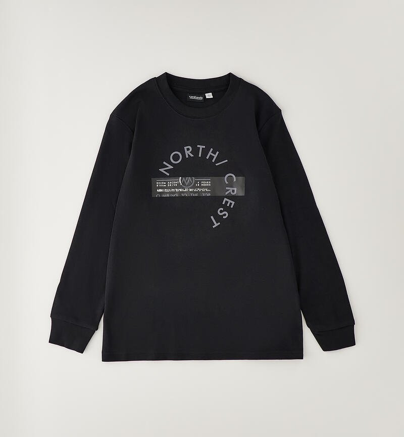 100% Cotton Boys' T-Shirt NERO-0658