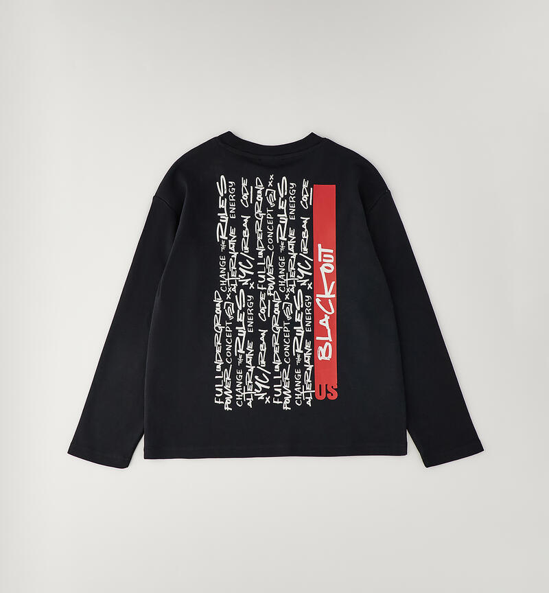 100% Cotton Boys' T-Shirt NERO-0658