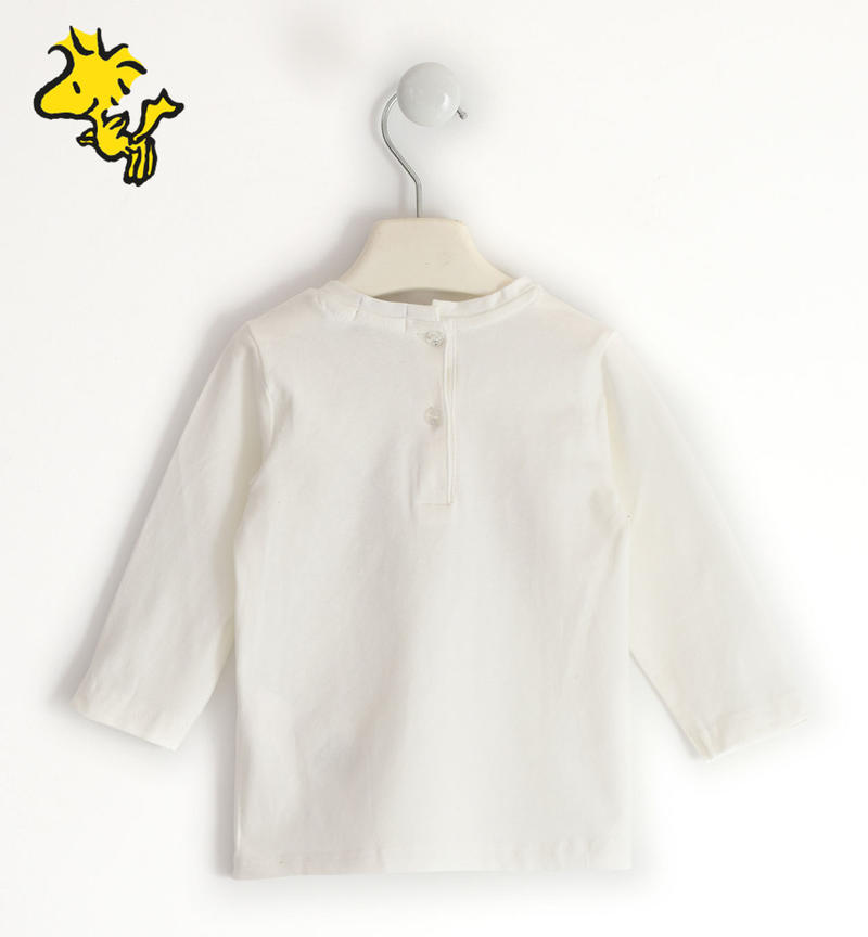Maglietta bambina capsule Peanuts da 9 mesi a 8 anni Sarabanda PANNA-0112