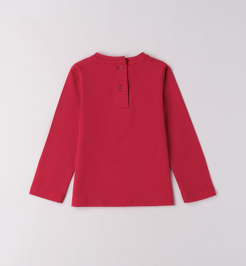 Maglietta bambina con fiore CHERRY-2356