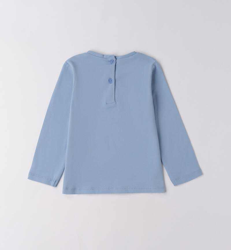 Maglietta bambina Sarabanda AZZURRO-3814